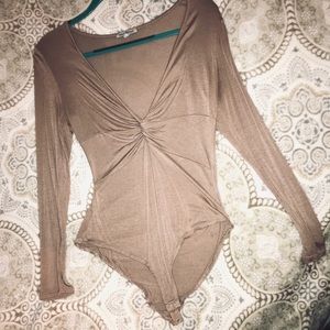 Beige Bodysuit